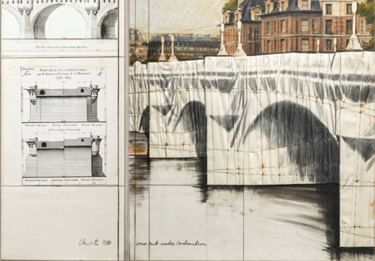 The Pont Neuf, Wrapped (Project for Paris) by Christo