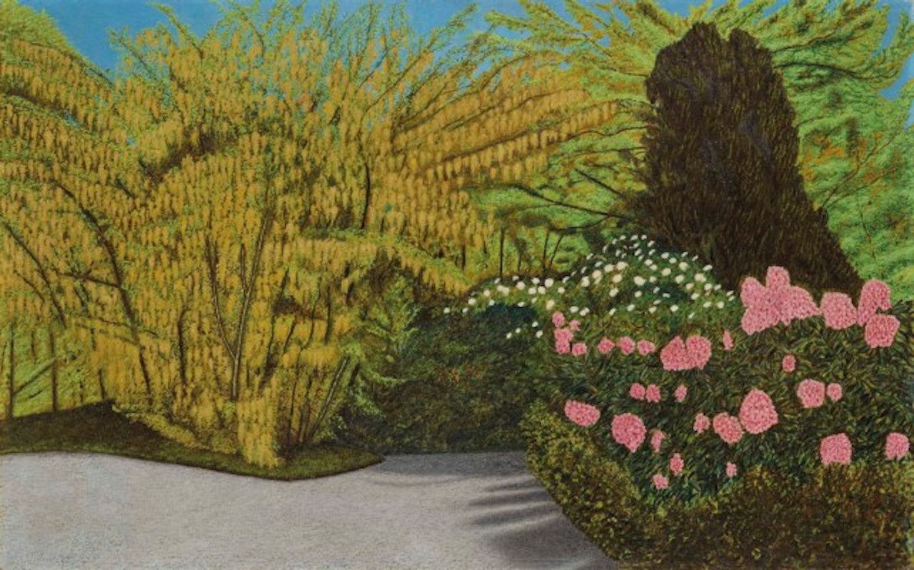 Goldregen im Eugensberg by Adolf Dietrich