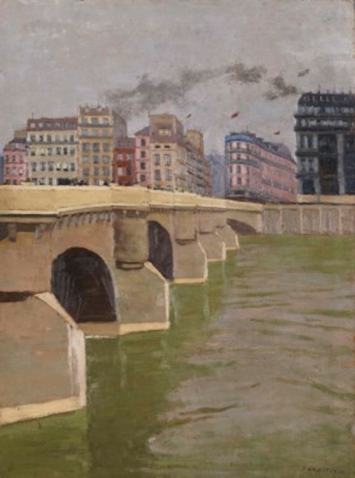 Le pont neuf by Félix Vallotton
