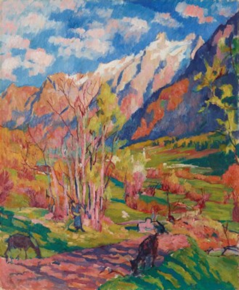 Paesaggio d'autunno by Giovanni Giacometti
