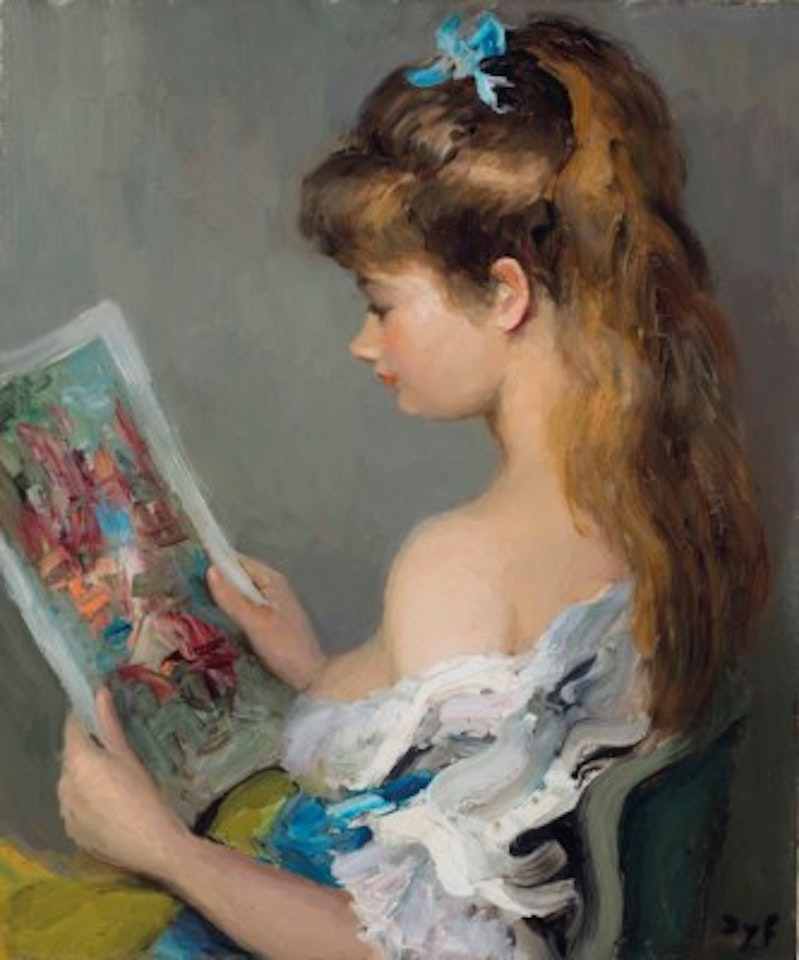 Portrait of Claudine by Marcel Dyf