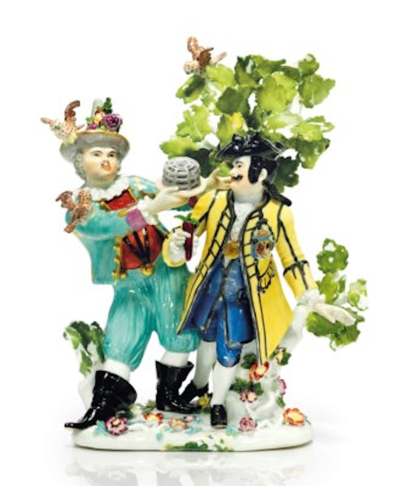 FIGURE GROUP OF FRÖLICH AND SCHMIEDEL by Johann Joachim Kändler