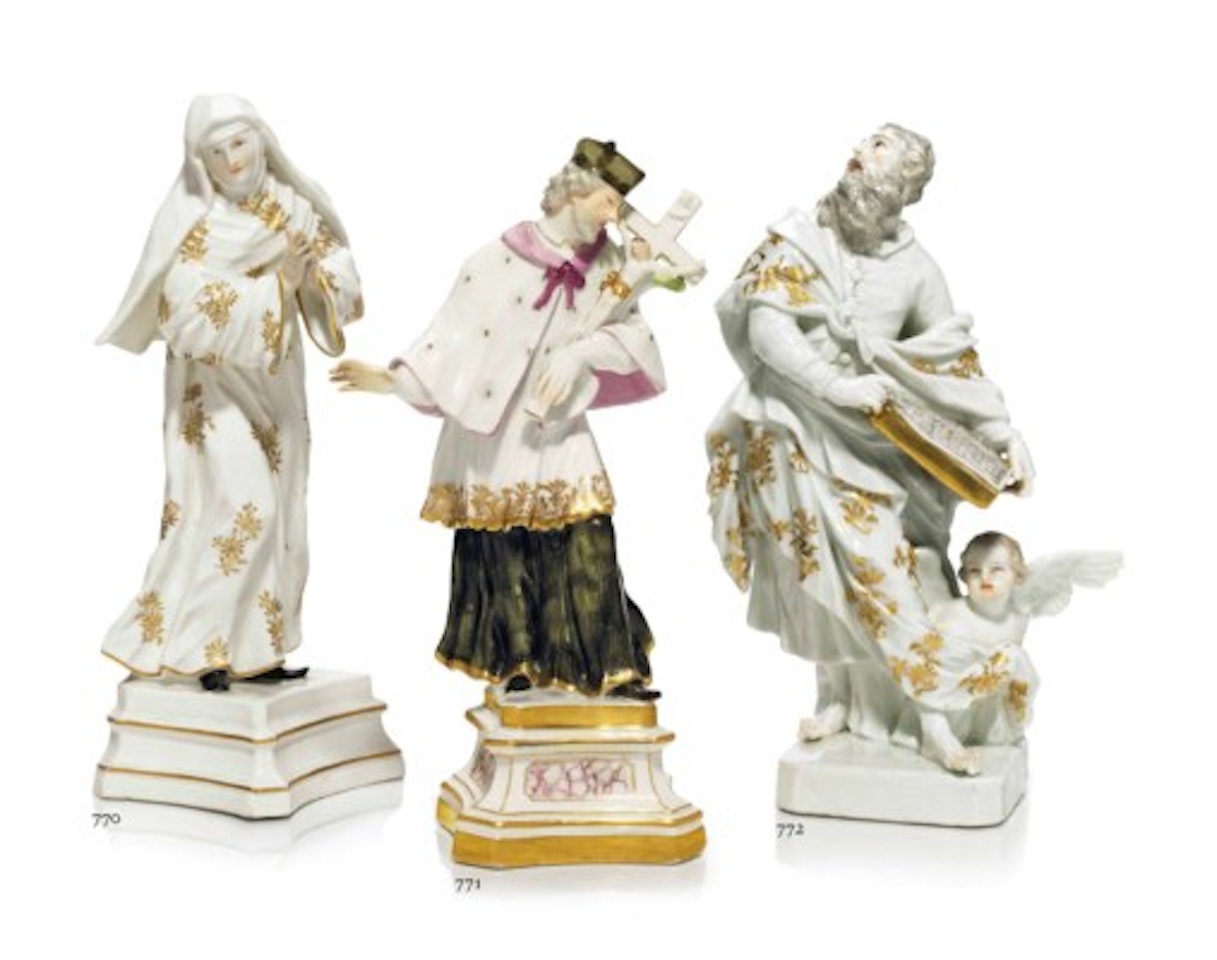 FIGURE OF AN EVANGELIST by Johann Joachim Kändler