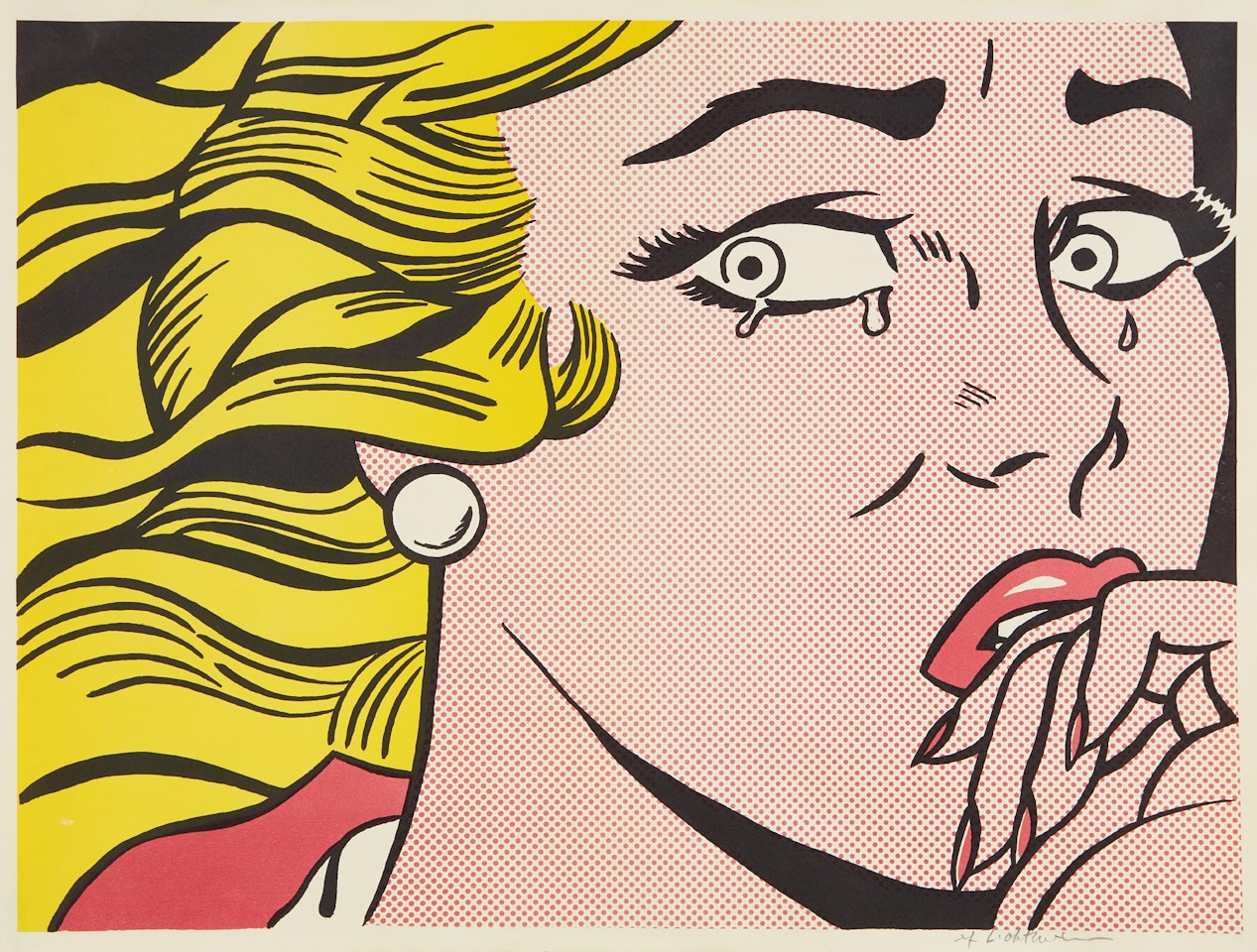 Crying Girl by Roy Lichtenstein