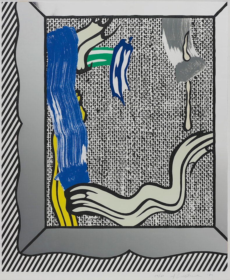 Painting on Canvas, from Paintings series by Roy Lichtenstein