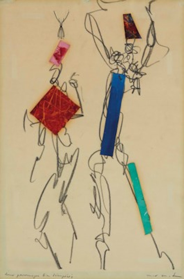 Deux personnages bien tempérés by Max Ernst