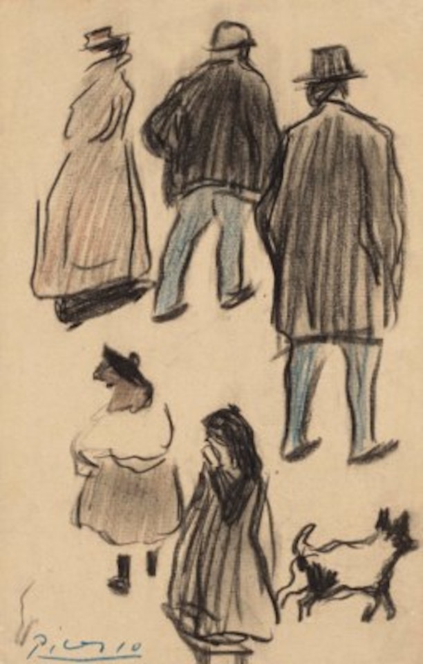 Three Upright Motives (Standing figures) by Henry Moore