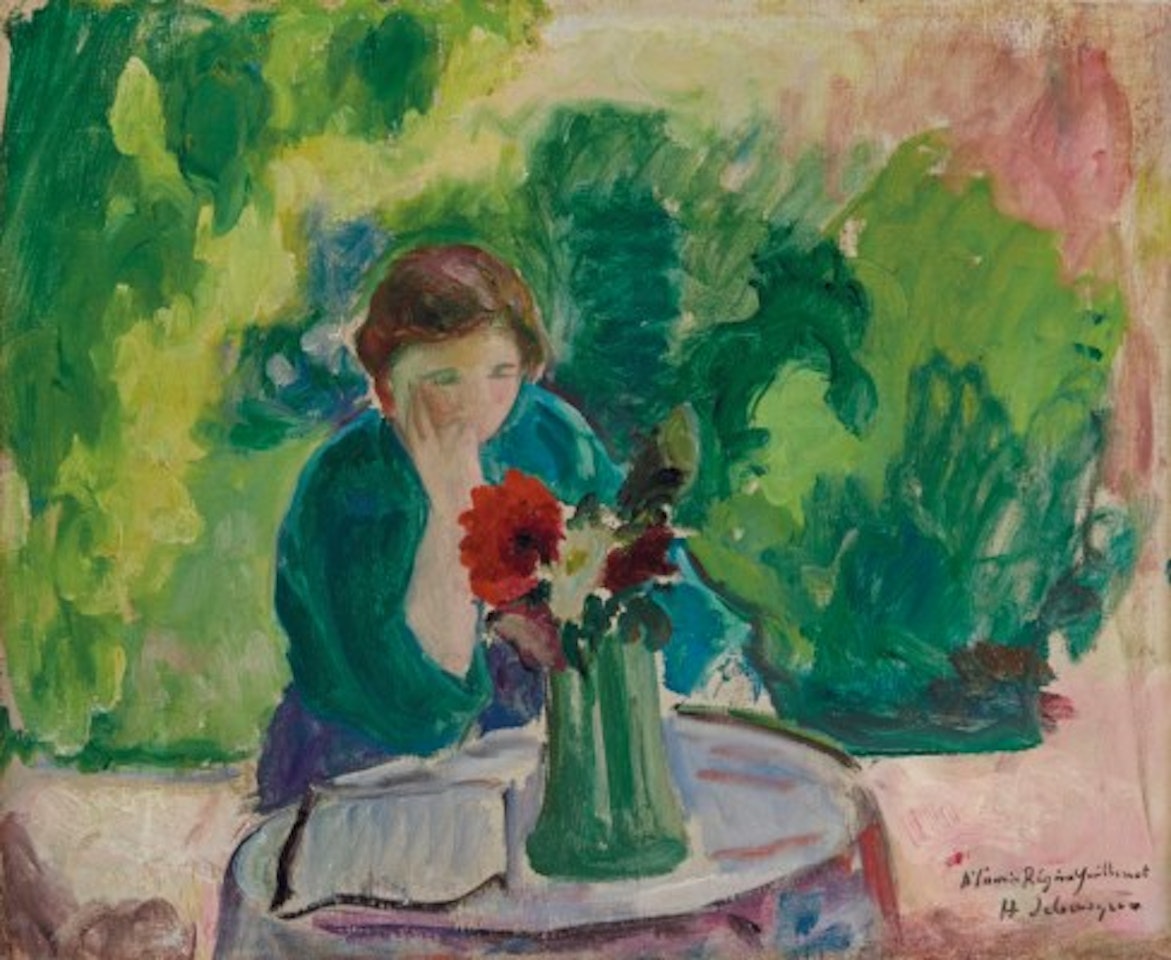 Femme dans un jardin by Henri Lebasque