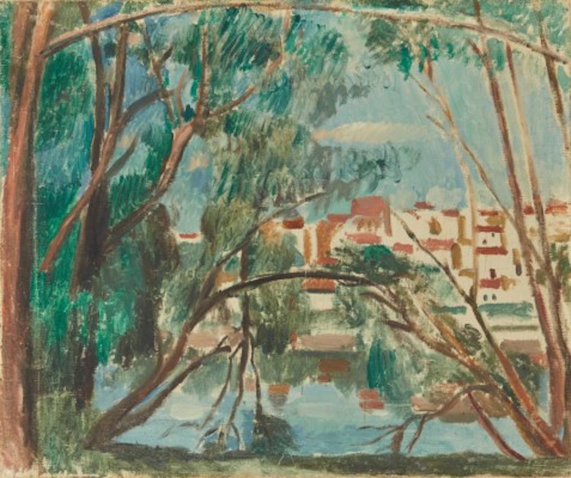 Bords de Seine à Carrières-sur-Seine by Andre Derain