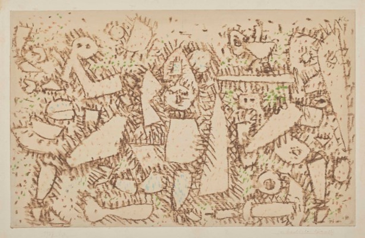 Zerbrechliches Übermütig by Paul Klee