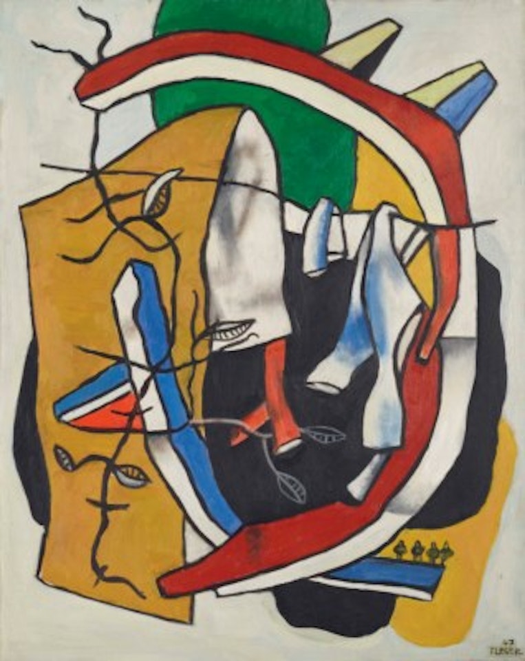 Le linge qui sèche by Fernand Leger