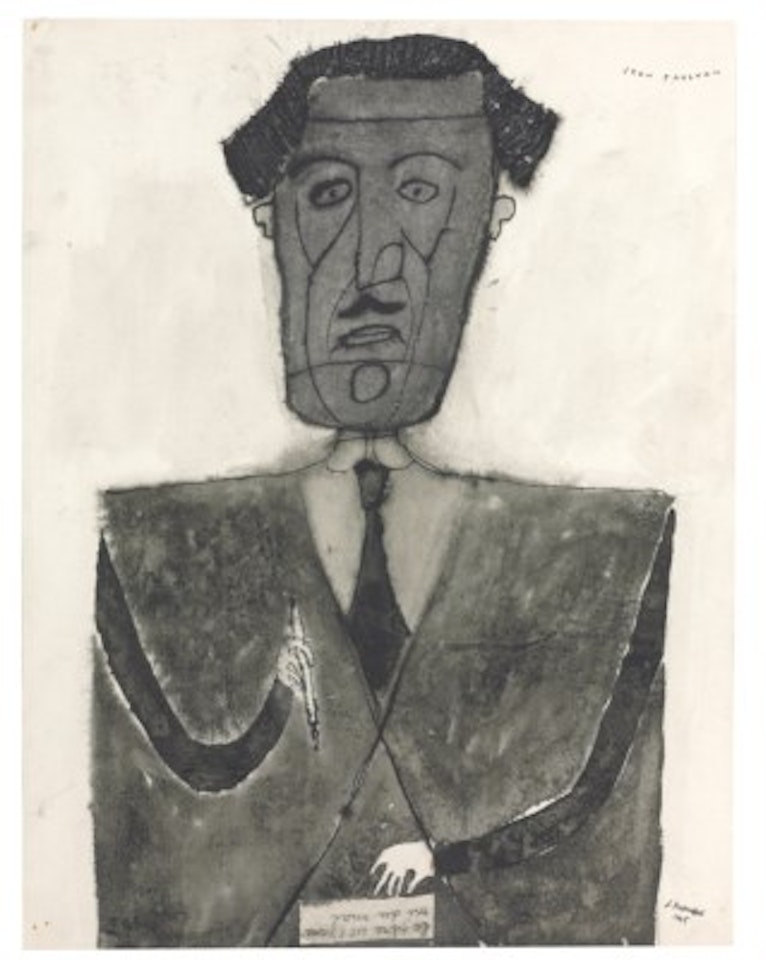 Portrait de Jean Paulhan by Jean Dubuffet