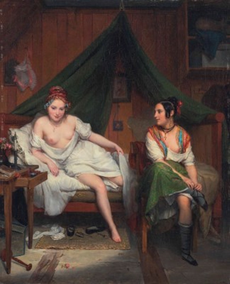 The Attendant by Jean Augustin Franquelin