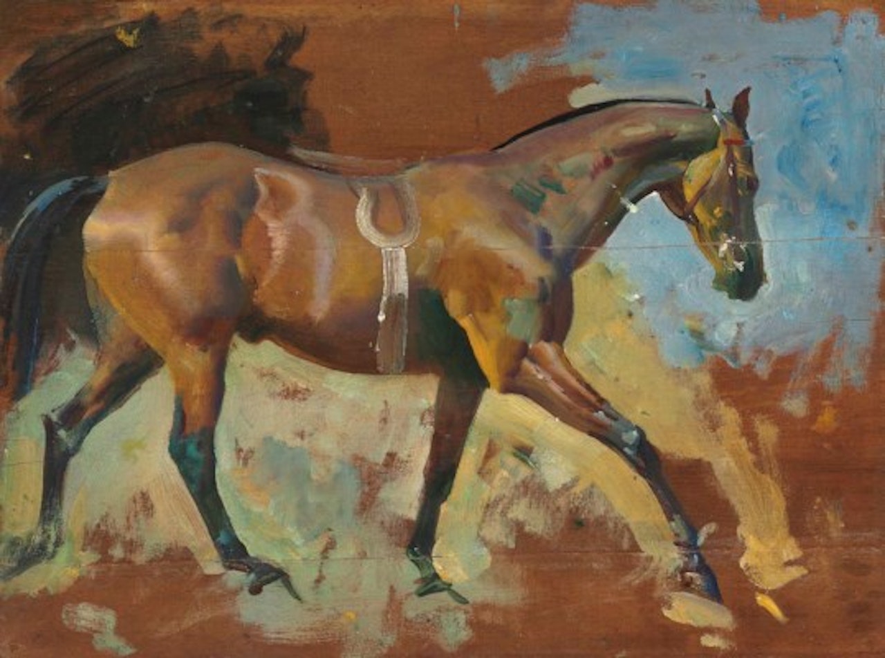 Study of a Racehorse by Alfred James Munnings