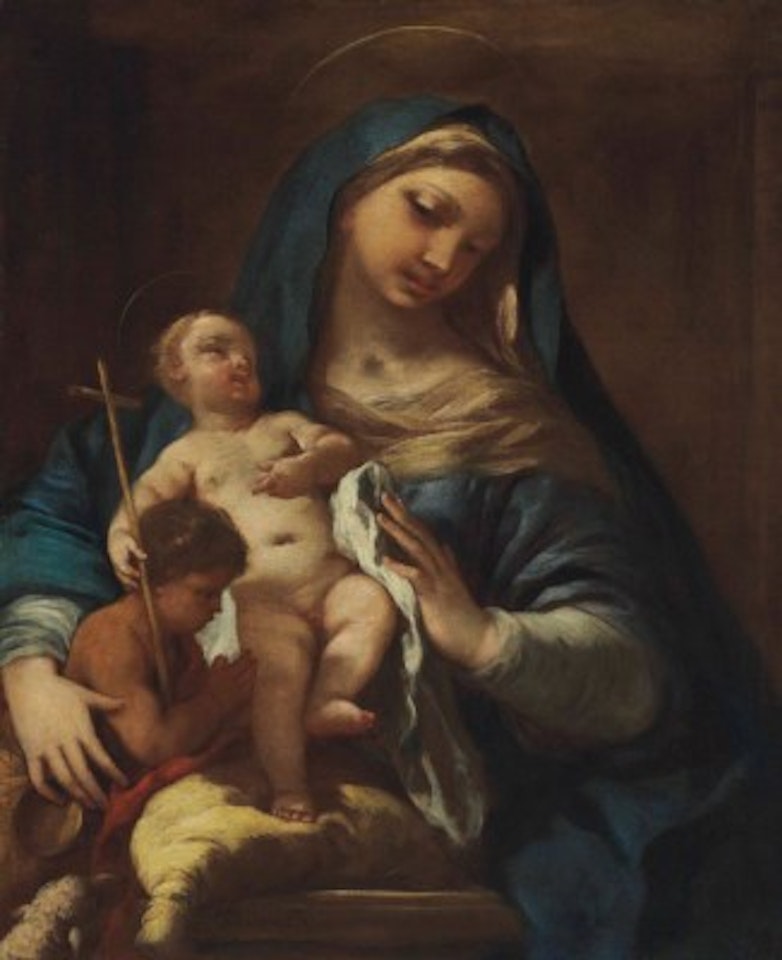 The Madonna and Child with the Infant Saint John the Baptist by Circle of Luca Giordano