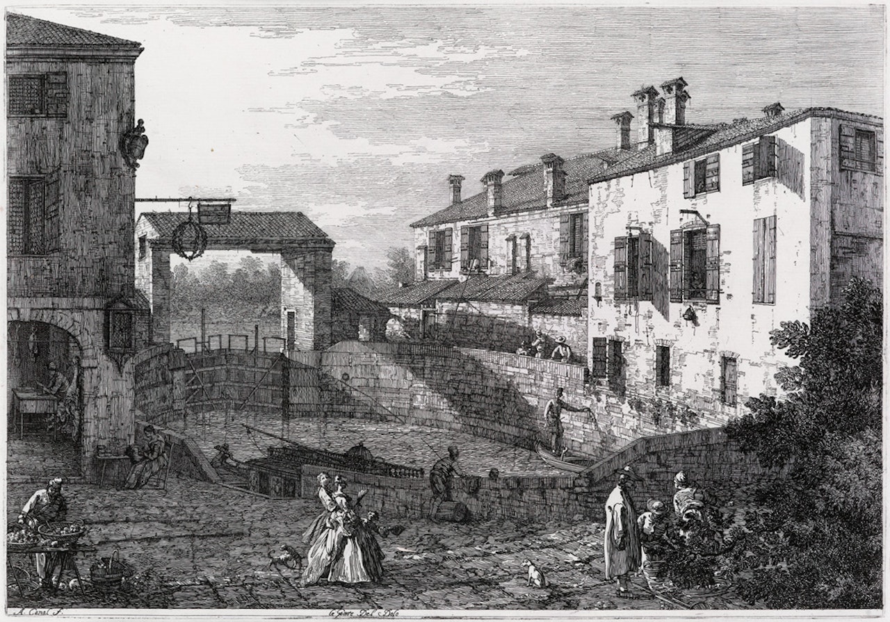 Le Porte Del Dolo by Canaletto