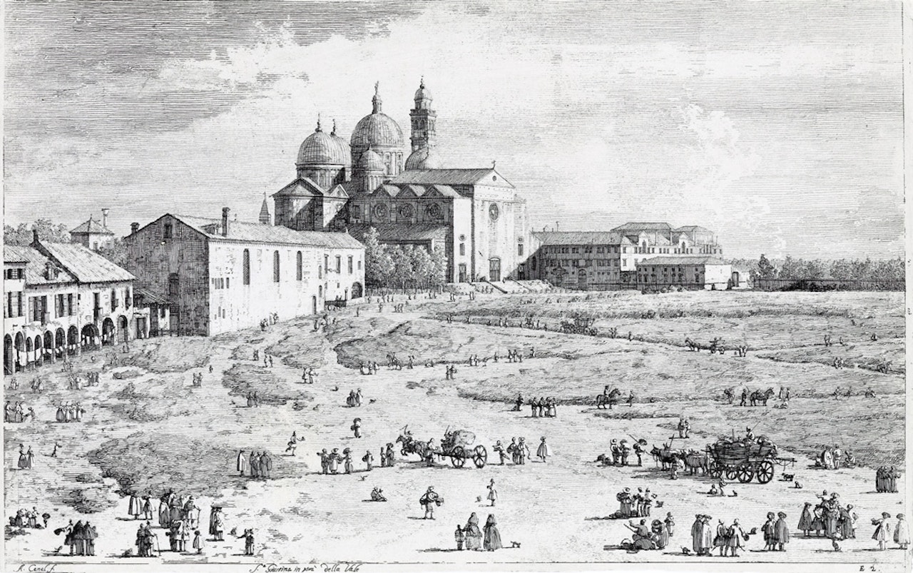 S. Giustina In Prà Della Valle by Canaletto