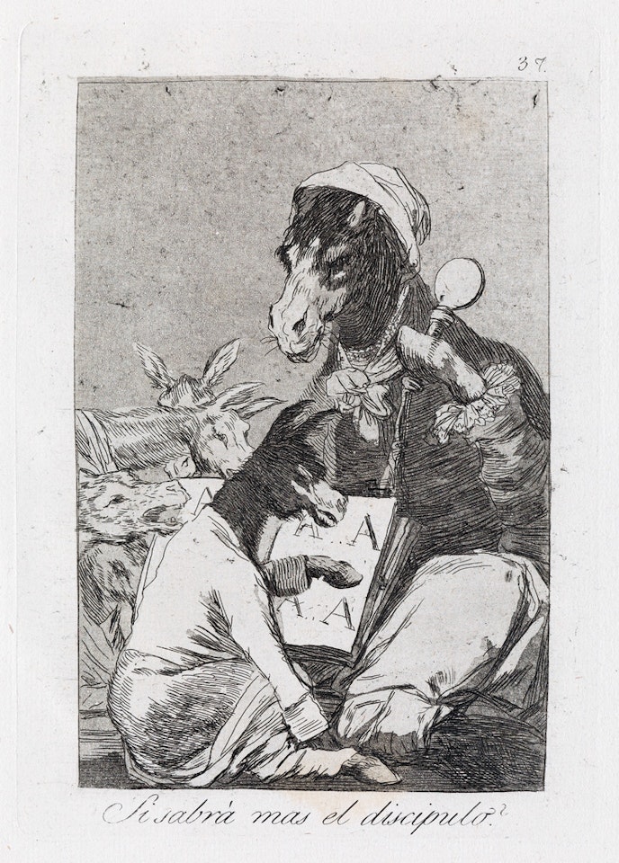 Si Sabrá Mas El Discipulo by Francisco José de Goya