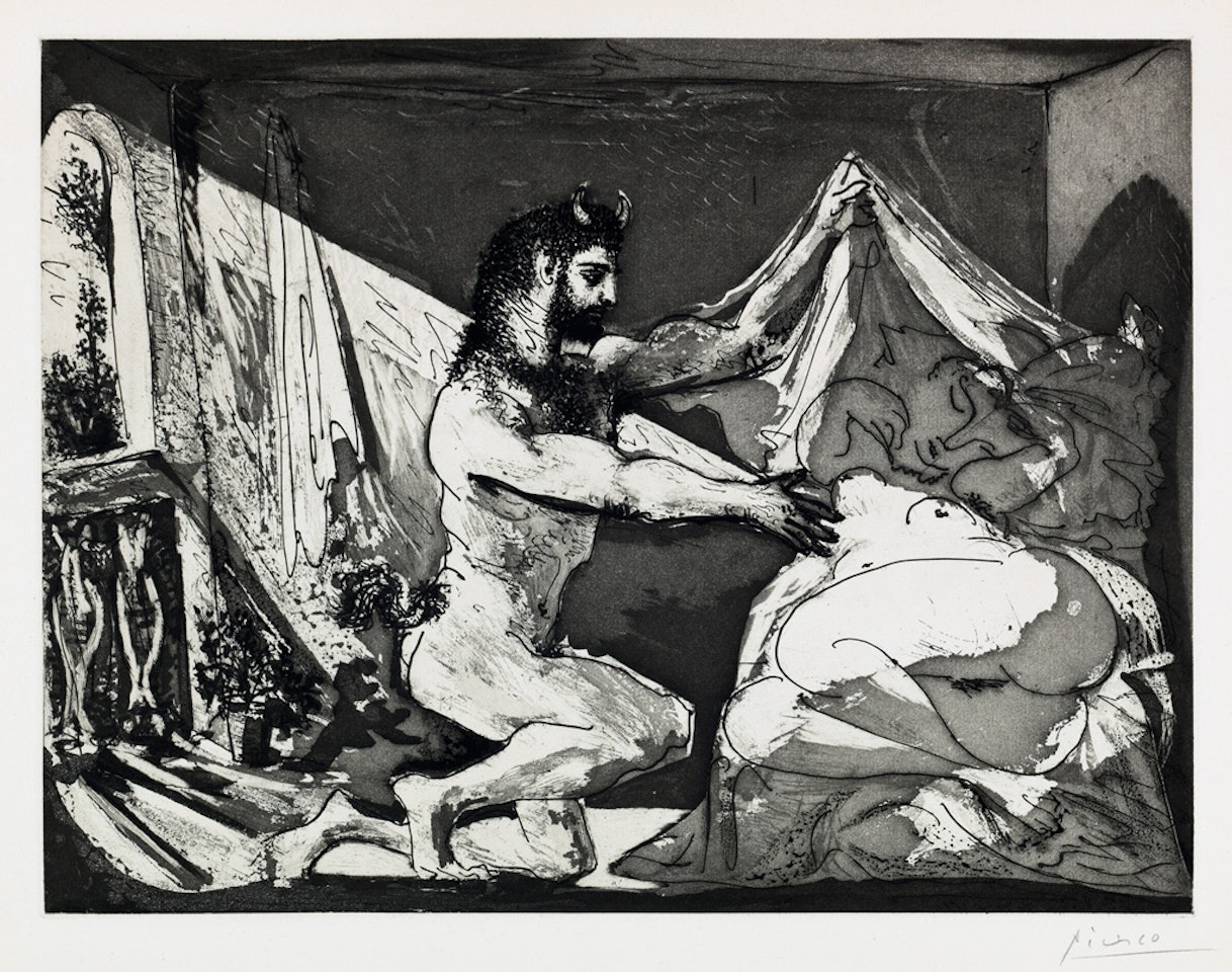 Faune Dévoilant Une Femme by Pablo Picasso