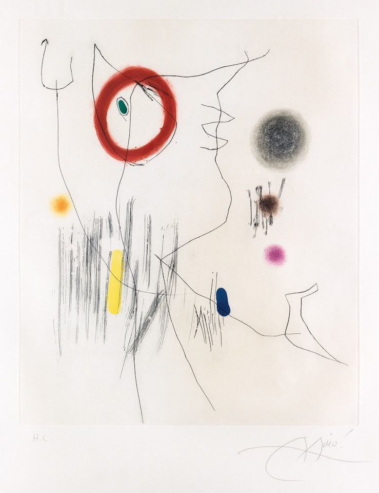 Gravé Sur Le Givre III by Joan Miró