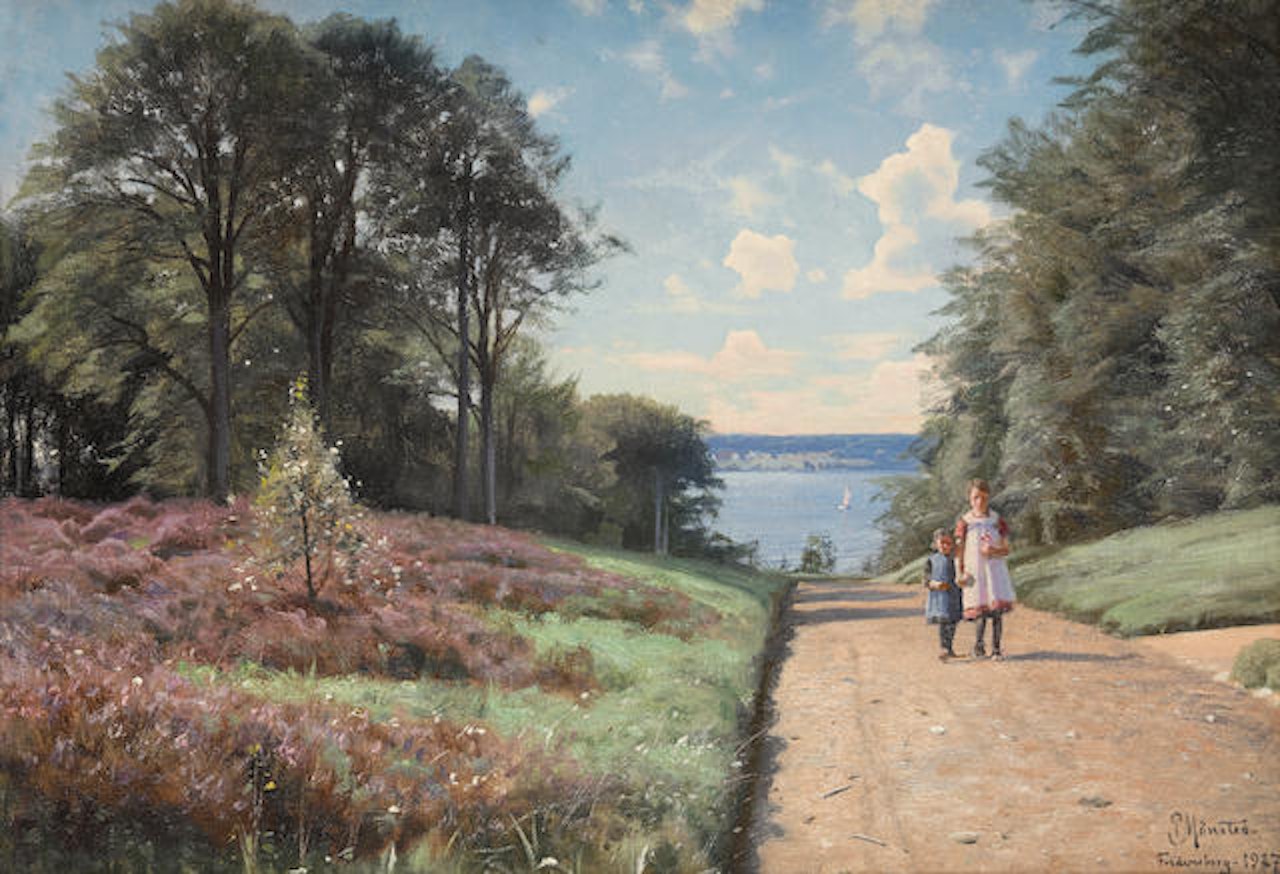 An afternoon stroll by Peder Mork Monsted
