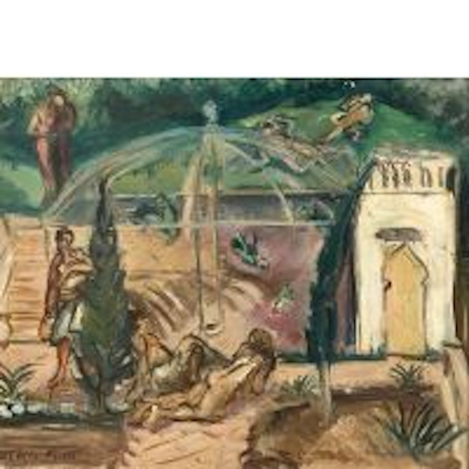 The garden at the aviary by Othon Friesz