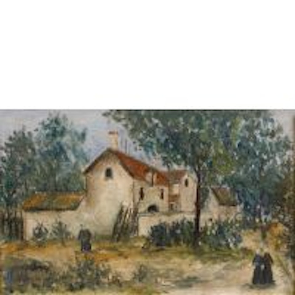The path of the Priory in Sannois by Maurice Utrillo