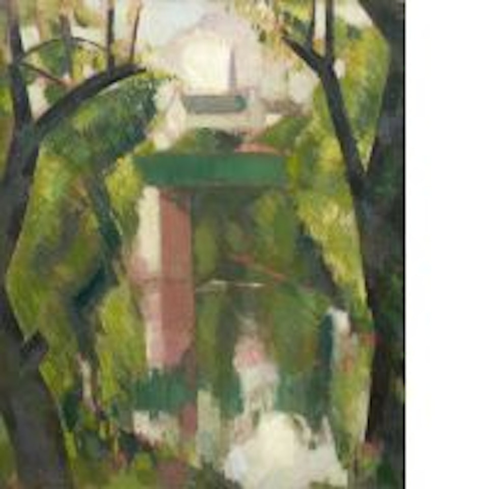 The green bridge by John Duncan Fergusson