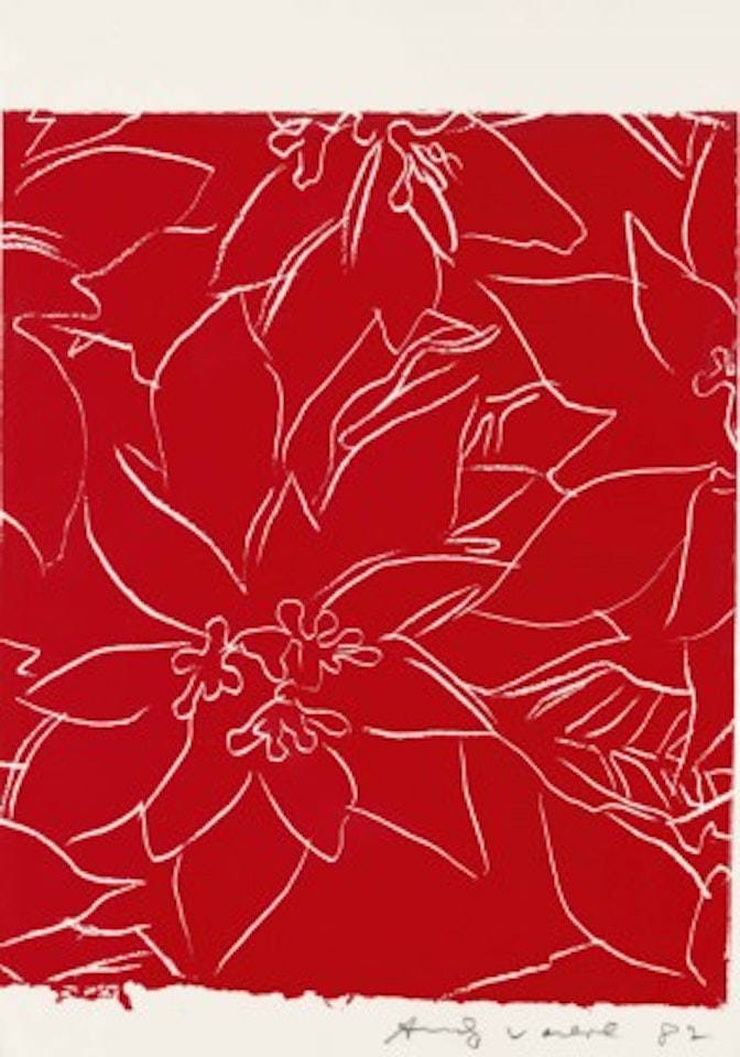 Poinsettias by Andy Warhol