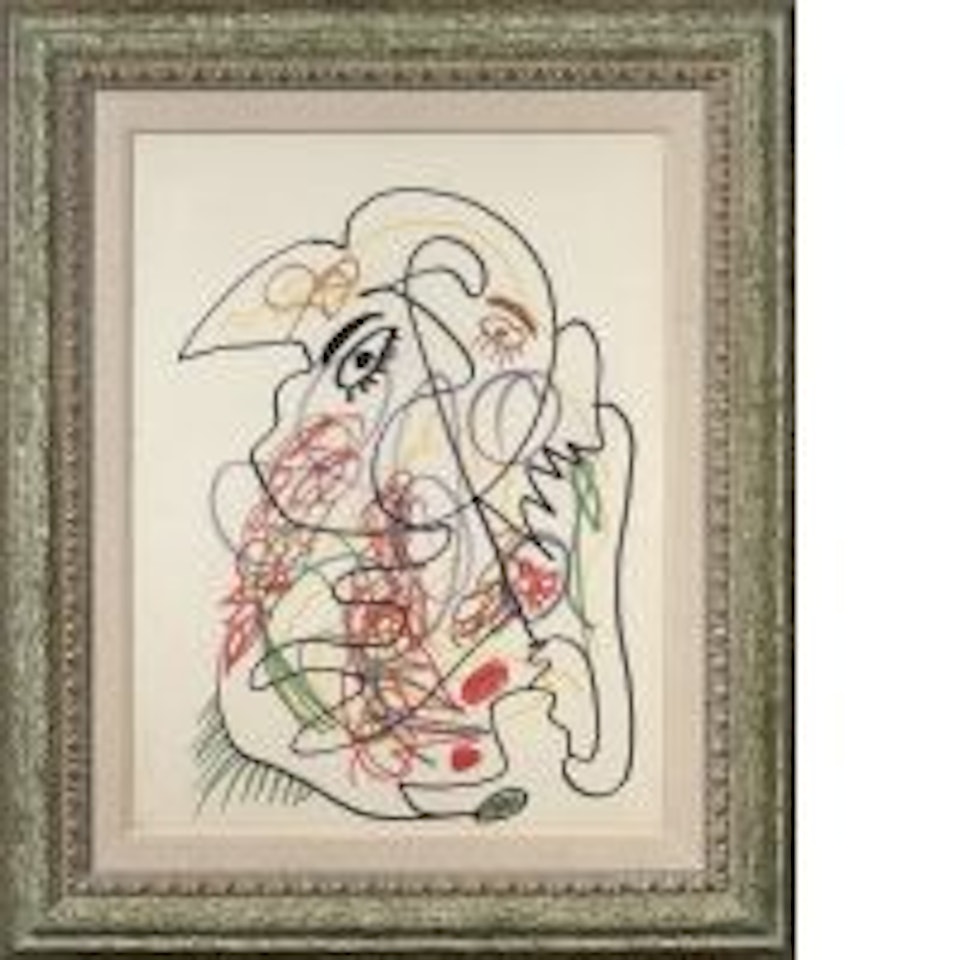 UNTITLED (HEAD COMPOSITION) by Gaston Chaissac
