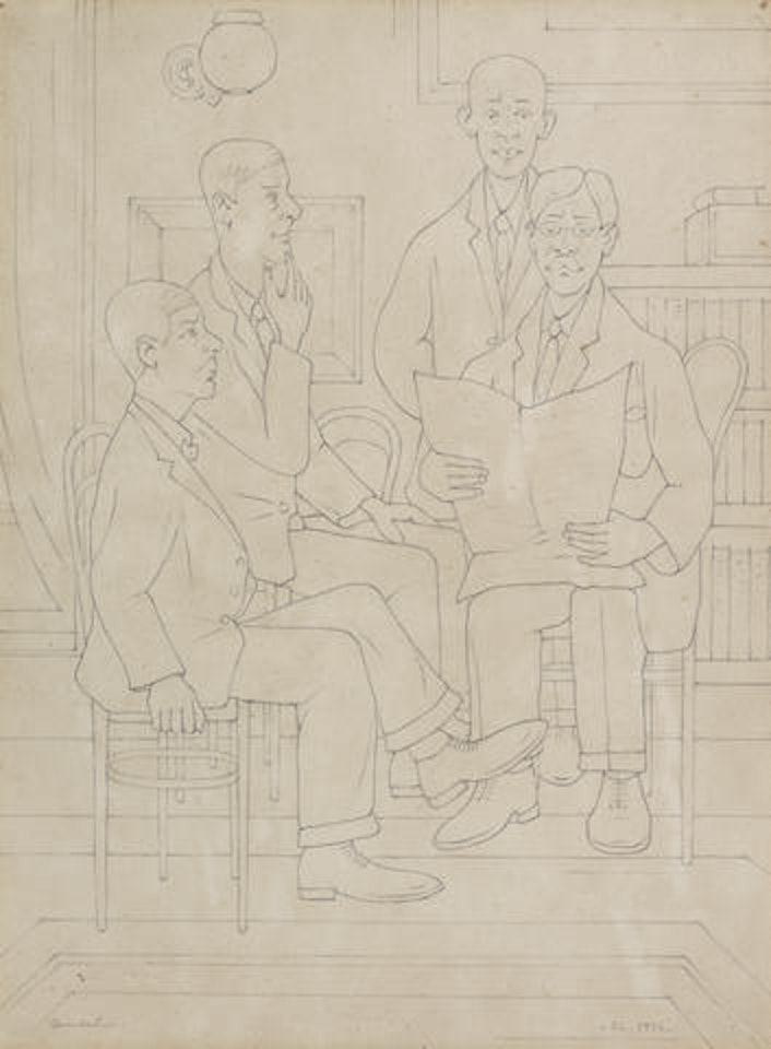 Speculators by Laurence Stephen Lowry