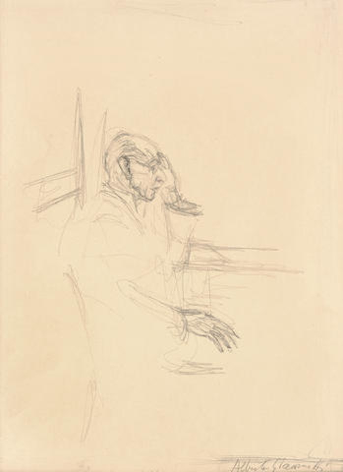 Portrait of Igor Stravinsky by Alberto Giacometti