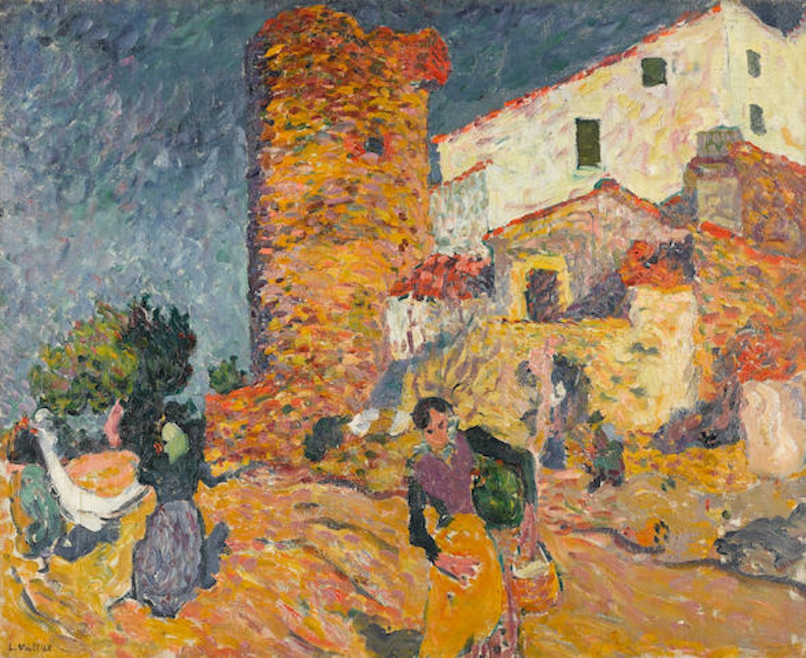 Catalogne, les tâches quotidiennes au mas by Louis Valtat