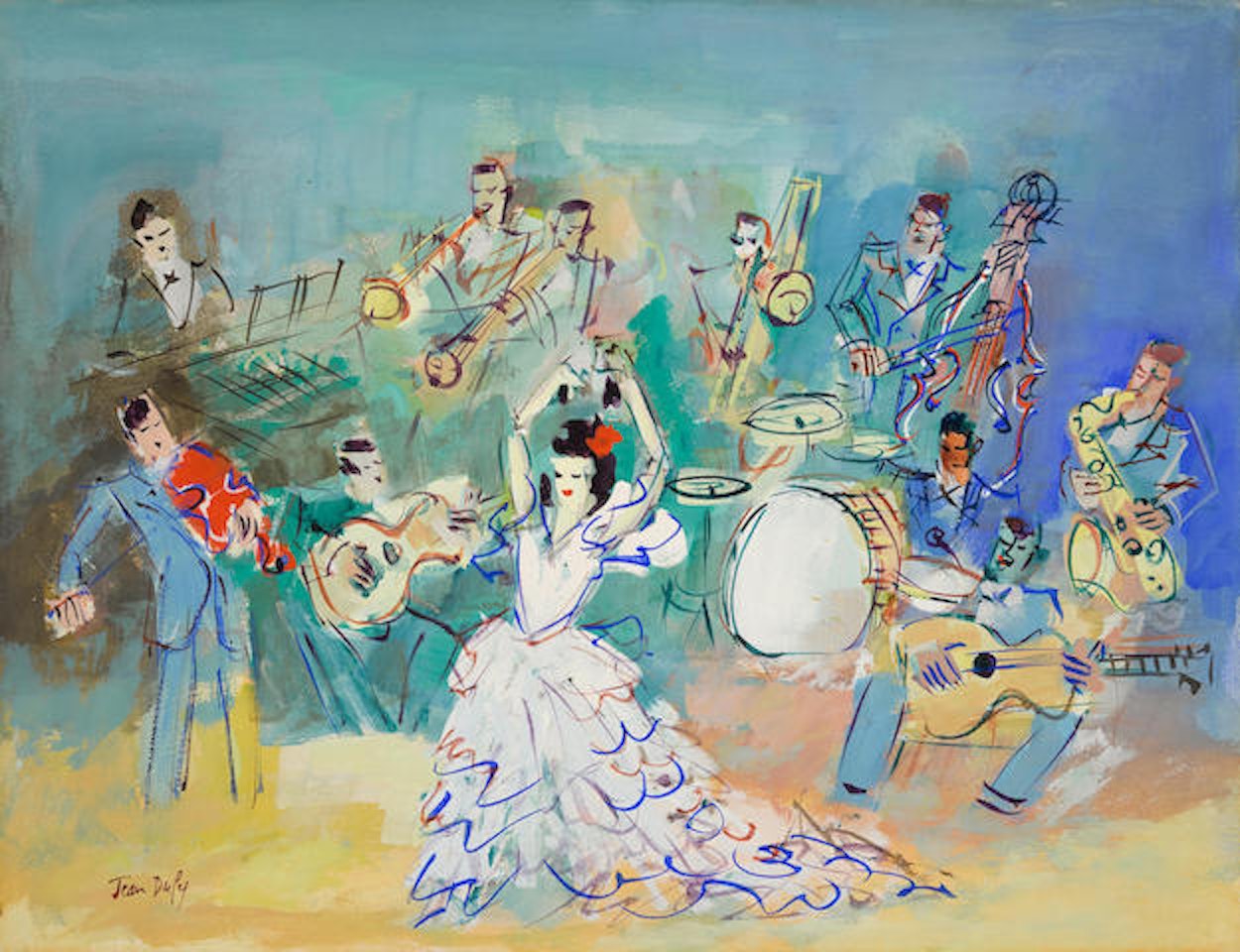 L'Andalouse by Jean Dufy