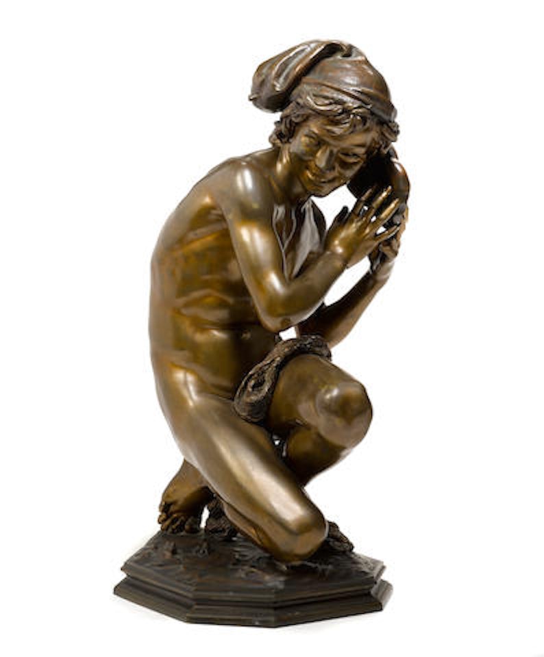 Jeune Pecheural a coquille by Jean-Baptiste Carpeaux