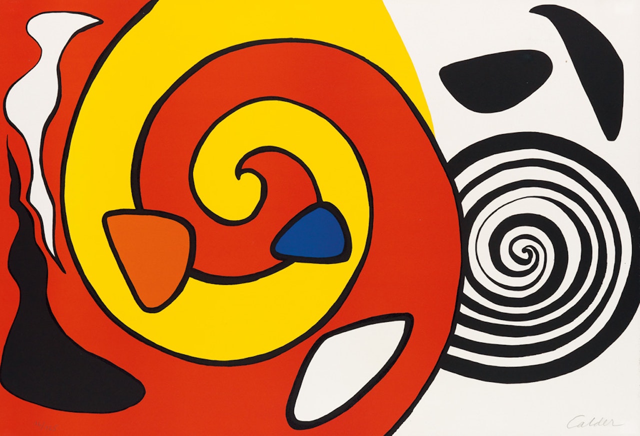 Spirale Et Turbane by Alexander Calder