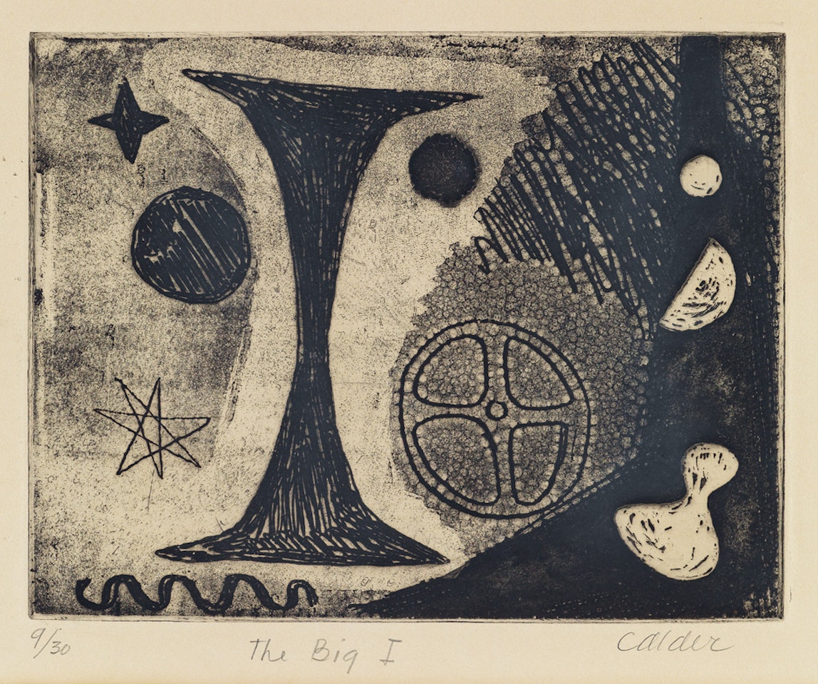 The Big I by Alexander Calder