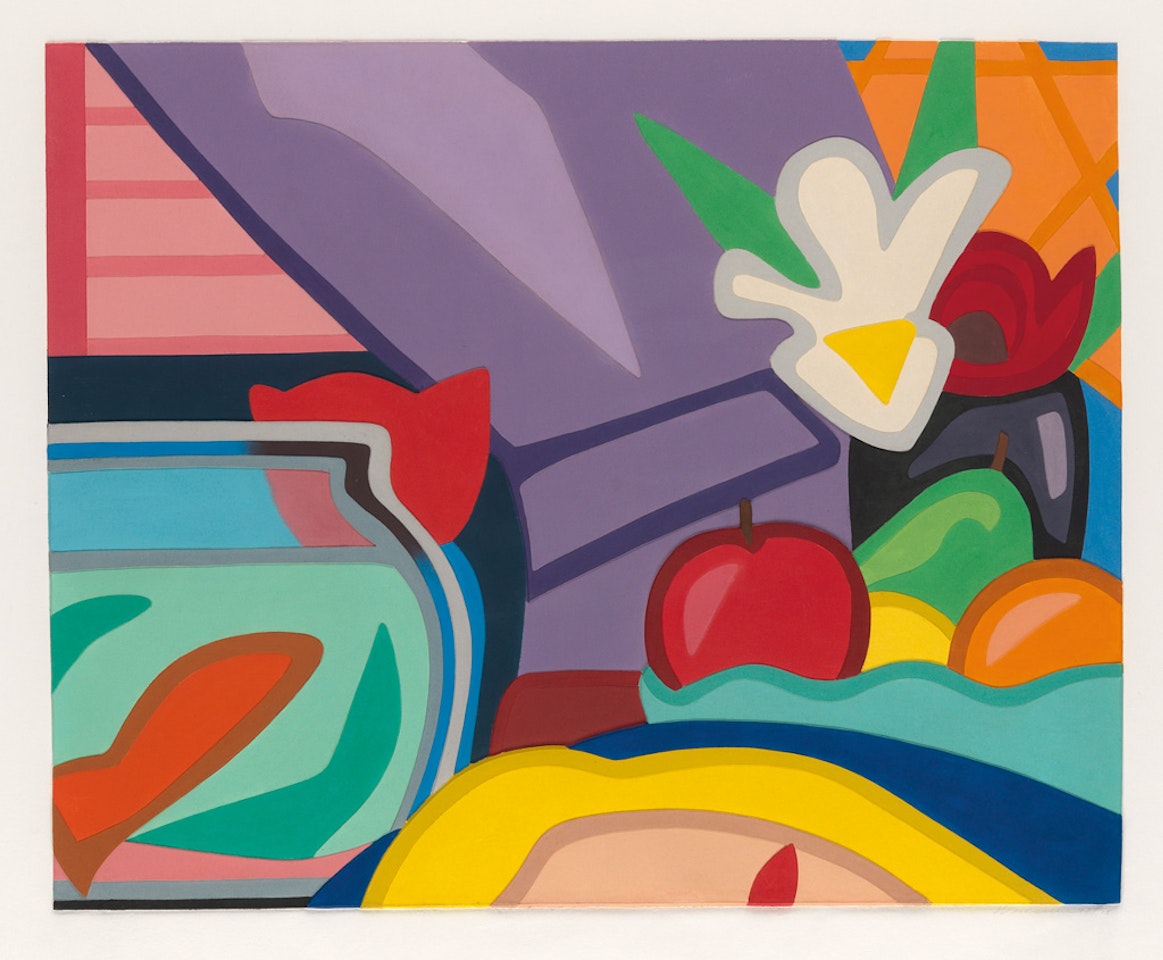 Still Life With Blonde And Goldfish by Tom Wesselmann