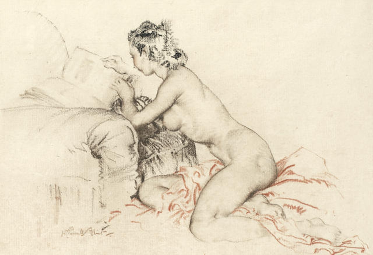 Nude reading by William Russell Flint