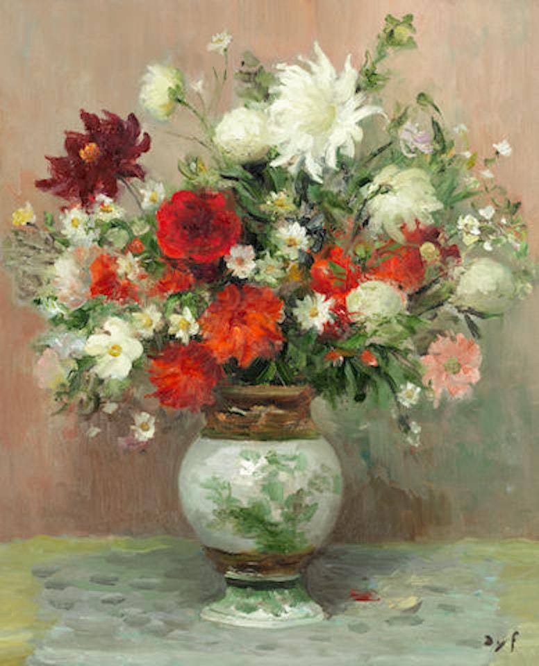 Dahlias' by Marcel Dyf