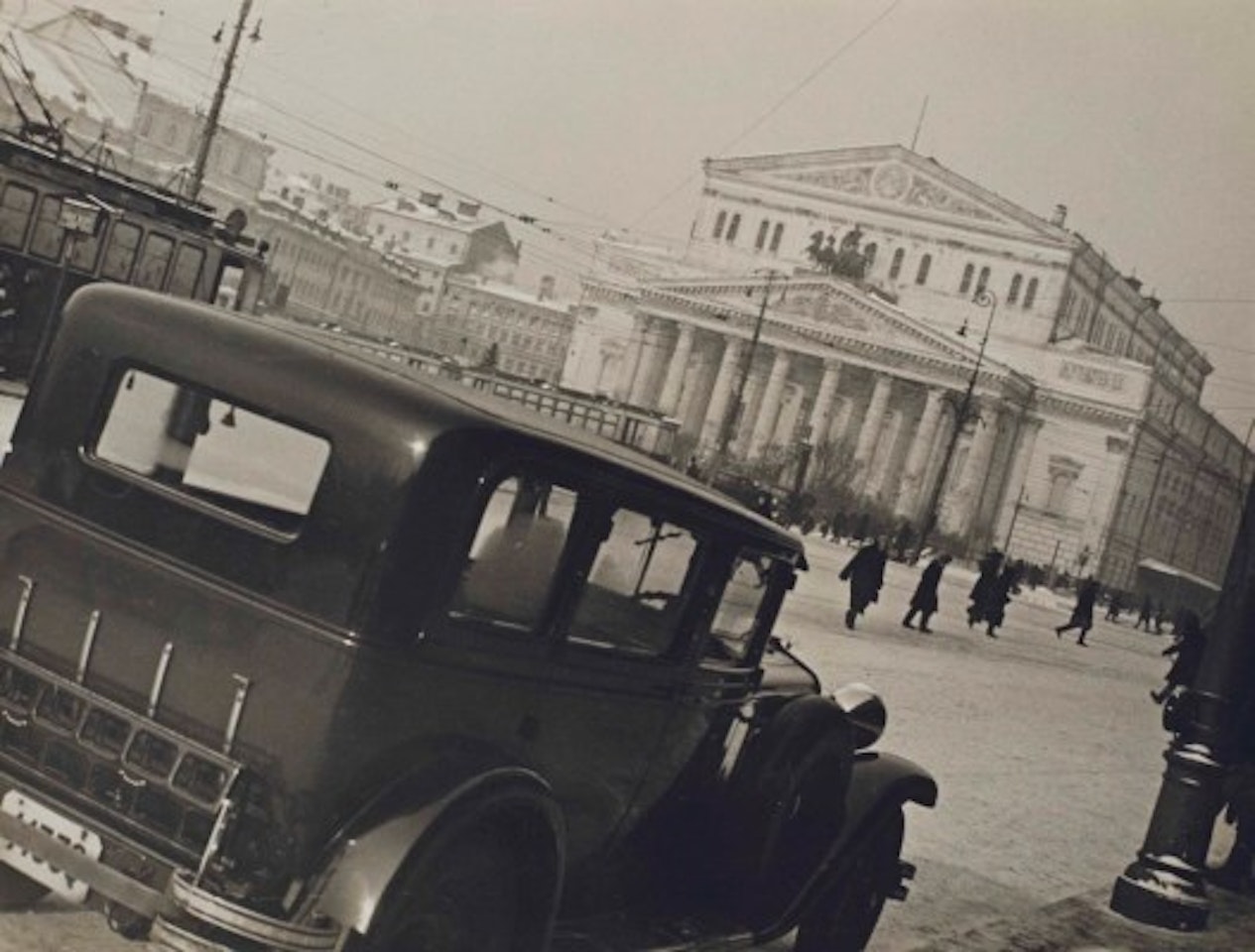 Winter, Teatrainaia Square by Alexander Rodchenko