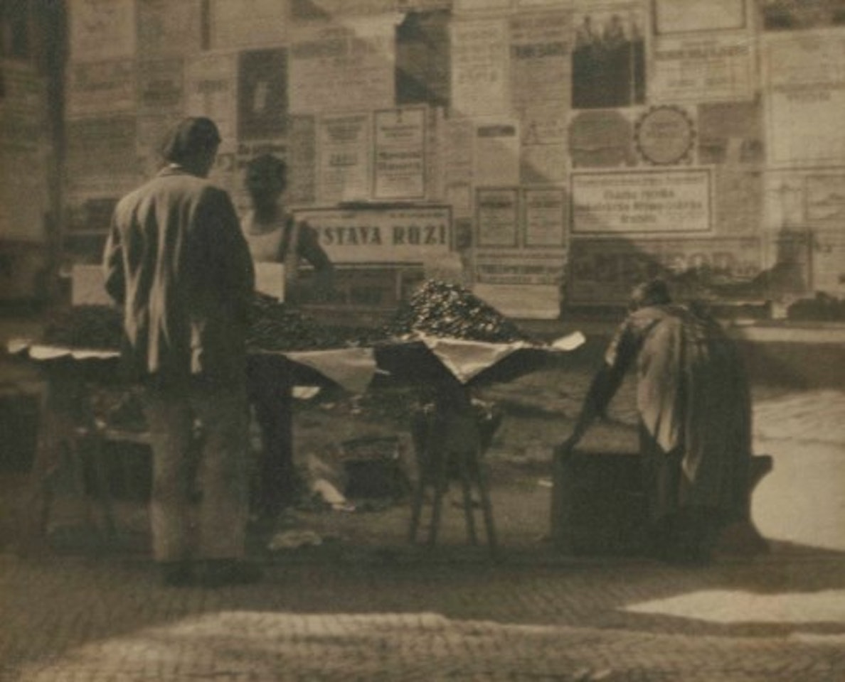 Street Market by Josef Sudek