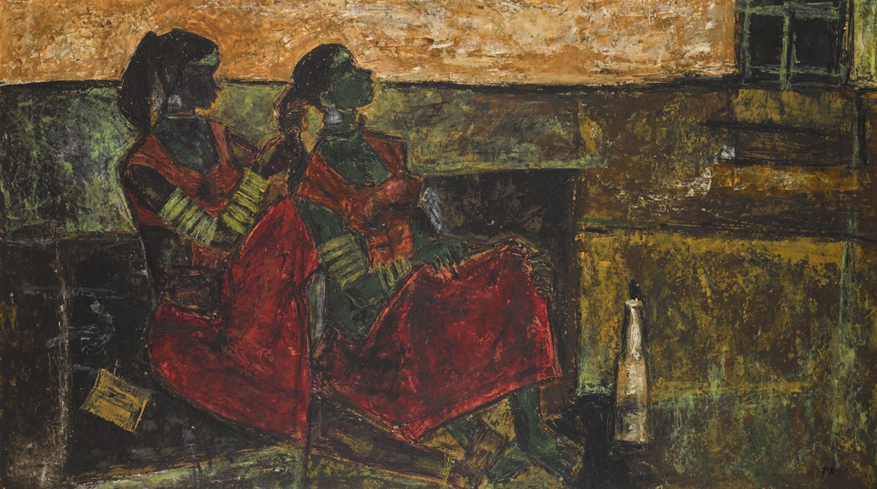 UNTITLED (TWO LADIES) by B Prabha
