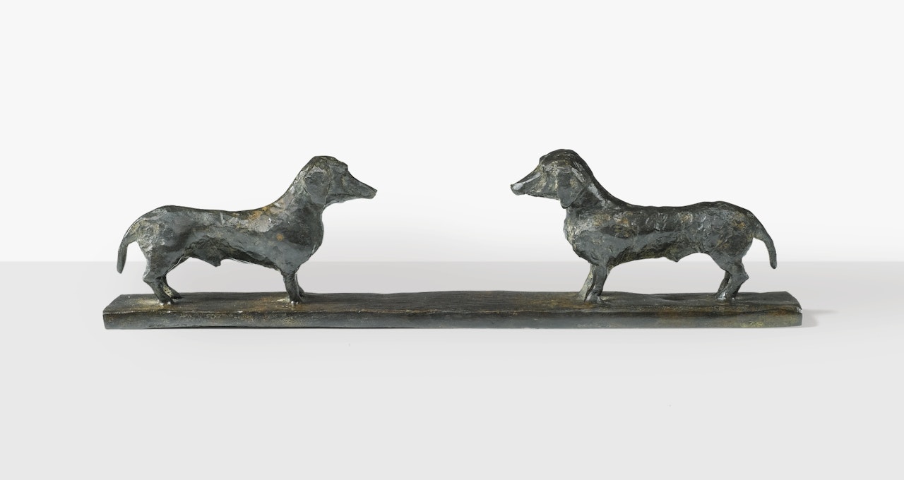 DEUX BASSETS by Diego Giacometti