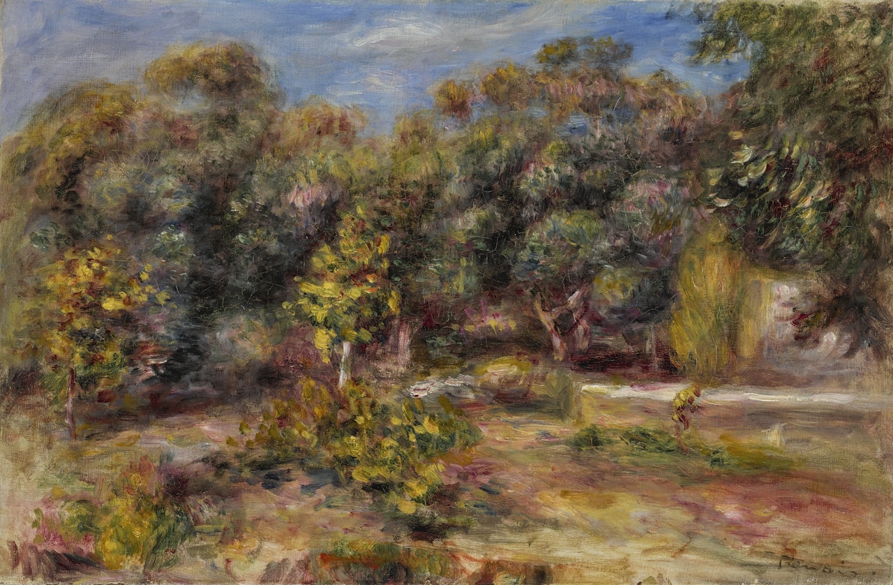 PAYSAGE DU MIDI by Pierre-Auguste Renoir