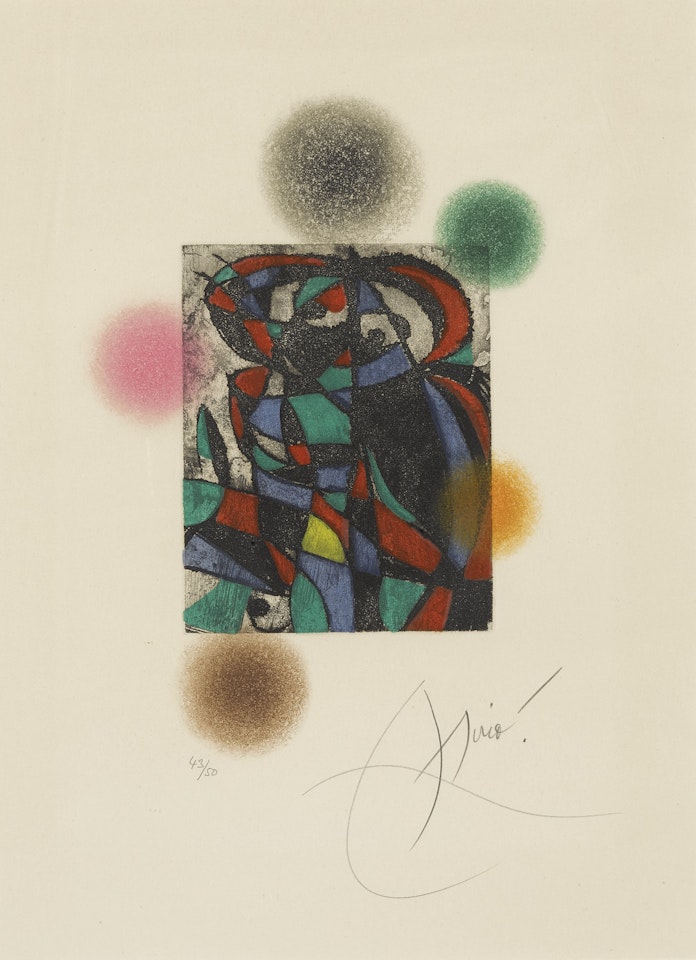 ARLEQUIN CRÉPUSCULAIRE (D. 738)  by Joan Miró