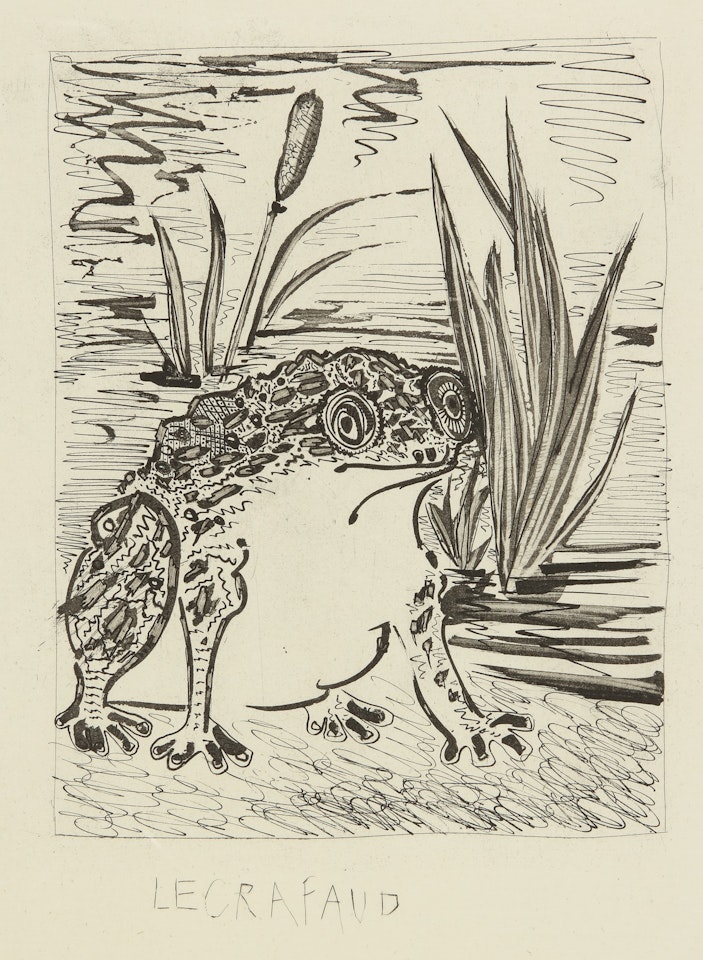 LA CRAPAUD (B. 356; BA. 603) by Pablo Picasso