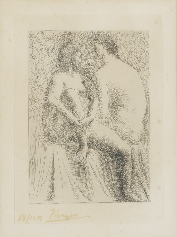 DEUX FEMMES NUES (B. 132; BA. 199) by Pablo Picasso