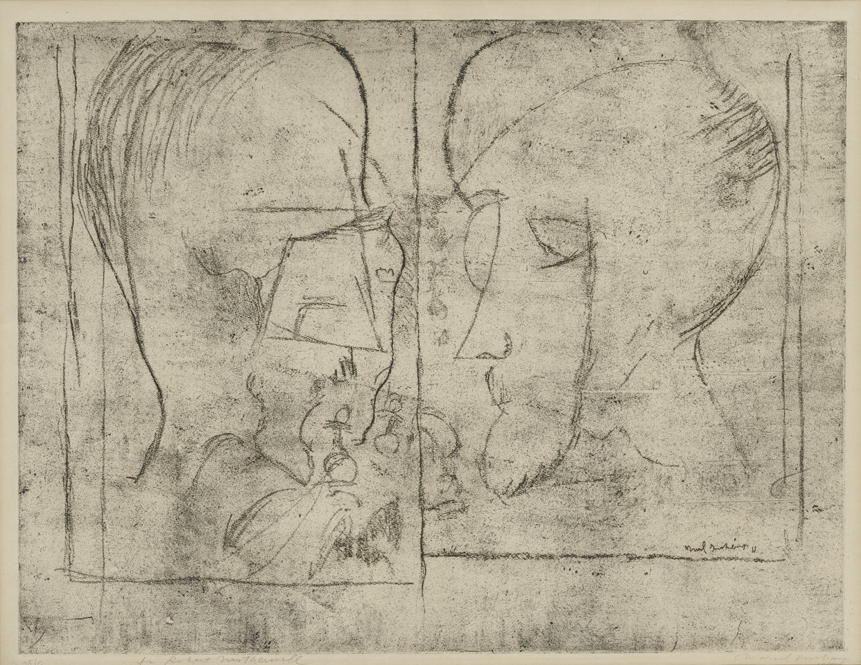 THE CHESS PLAYERS (SCHWARTZ 621) by Marcel Duchamp