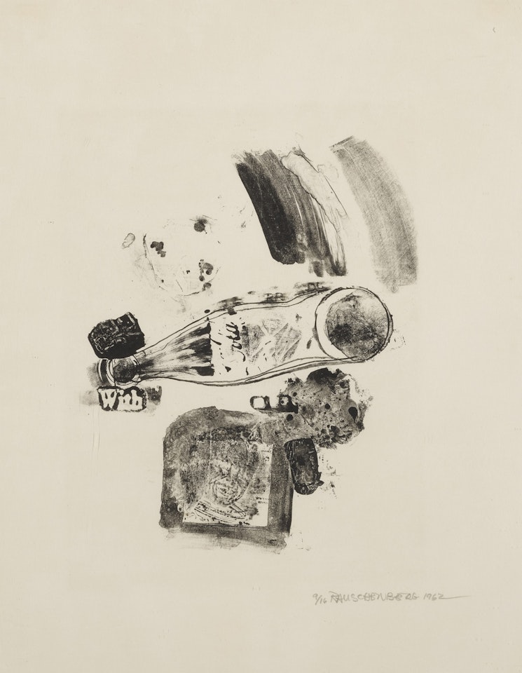 MERGER (FOSTER 5) by Robert Rauschenberg